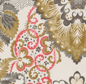 Victoria and Albert Garthwaite Fabric - Damask - Neutral