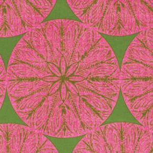 Victoria and Albert Garthwaite Fabric - Medallion - Pink