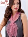 S. Charles Collezione Stitch Red Kit - Kathleen Scarf - Kathleen Scarf (Stitch Red) Kits photo