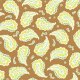 Heather Bailey Freshcut - Dotted Paisley - Brown Fabric photo