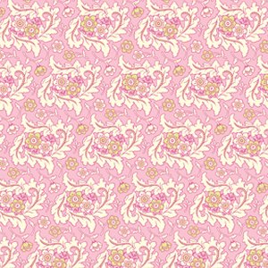 Heather Bailey Freshcut Fabric - Finery - Pinkypurple