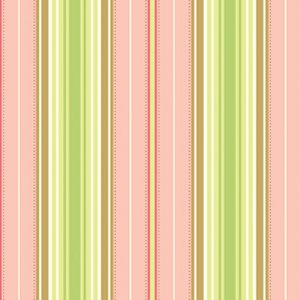 Heather Bailey Freshcut Fabric - Lounge Stripe - Peachy