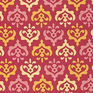 Heather Bailey Freshcut Fabric - Crest - Red