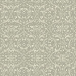 Parson Gray Curious Nature Fabric - Dimitri VN - Silver