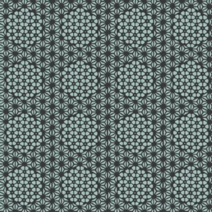 Parson Gray Curious Nature Fabric - Starcomb - Darkwater