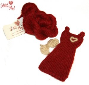 Jimmy Beans Wool Stitch Red - Mini Red Dress Kit - Alpaca Sox