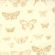 3 Sisters Papillon - Butterfly Etchings - Ivory (4070 11) Fabric photo