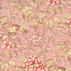 3 Sisters Papillon Fabric - Faded Garden - Blush (4071 14)