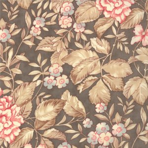 3 Sisters Papillon Fabric - Faded Garden - Stone (4071 15)