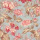 3 Sisters Papillon - Jacobean Floral - Aqua (4073 12) Fabric photo