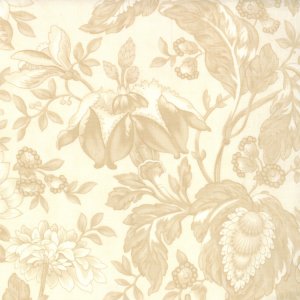 3 Sisters Papillon Fabric - Jacobean Floral - Tonal Ivory (4073 21)