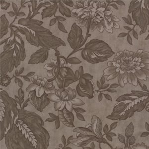 3 Sisters Papillon Fabric - Jacobean Floral - Tonal Stone (4073 25)