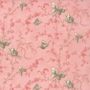 3 Sisters Papillon Fabric - Butterfly Garden - Blush (4075 14)