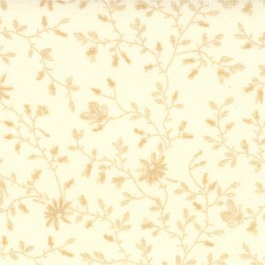 3 Sisters Papillon Fabric - Meandering Ivy - Tonal Ivory (4079 21)