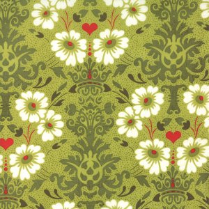 BasicGrey Hello Luscious Fabric - Bouquet - Rosemary (30281 17)