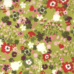 BasicGrey Hello Luscious Fabric - A-Line Dress - Rosemary (30283 17)