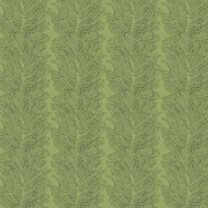 Parson Gray Curious Nature Fabric - Coral Reef - Pines
