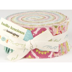 BasicGrey Hello Luscious Precuts Fabric - Jelly Roll (discontinued)