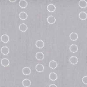 Aneela Hoey A Walk in the Woods Fabric - Circle Stripes - Cloud (18525 13)