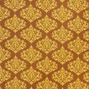 Amy Butler Midwest Modern Fabric - Park Fountains - Brown