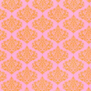 Amy Butler Midwest Modern Fabric - Park Fountains - Pink