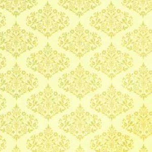 Amy Butler Midwest Modern Fabric - Park Fountains - Yellow