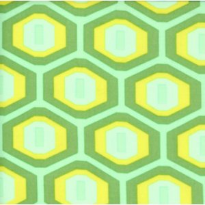 Amy Butler Midwest Modern Fabric - Honeycomb - Green