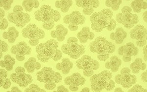 Amy Butler Midwest Modern Fabric - Floating Buds - Sage