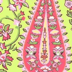 Amy Butler Love Fabric - Cypress Paisley - Lime