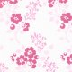 Annette Tatum Little House - Blossom - Pink Fabric photo