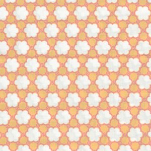 Annette Tatum Bohemian Fabric - Clover - Orange