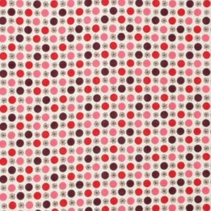 Denyse Schmidt Flea Market Fancy Legacy Collection Fabric - Flower & Dot Red