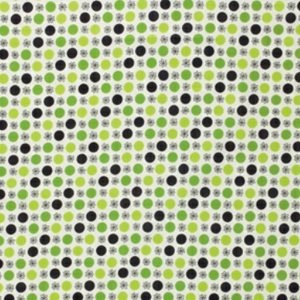 Denyse Schmidt Flea Market Fancy Legacy Collection Fabric - Flower & Dot - Green
