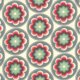 Cosmo Cricket Salt Air - Coral Bloom - Seafoam (37023 21) Fabric photo