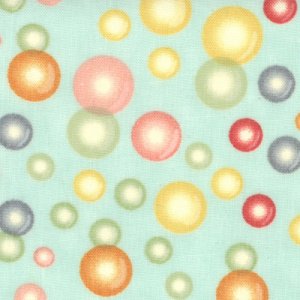Cosmo Cricket Salt Air Fabric - Tiny Bubbles - Mist (37024 11)