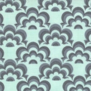 Cosmo Cricket Salt Air Fabric - Half Shell - Mist (37028 11)