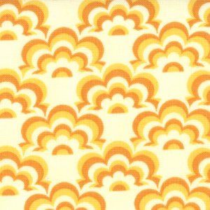 Cosmo Cricket Salt Air Fabric - Half Shell - Sunshine (37028 24)