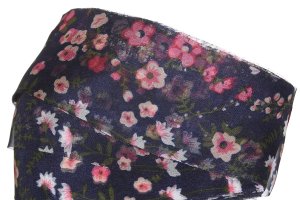 Circulo Tecido Trico Yarn - 0266 Navy, Pink Floral