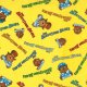 Berenstain Bears Welcome to Bear Country - Signature Characters - Yellow (55503 12) Fabric photo