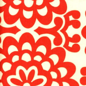 Amy Butler Lotus Fabric - Wall Flower - Cherry