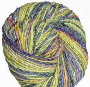 Noro Kochoran Yarn - 90 - Lime, Blue, Brown
