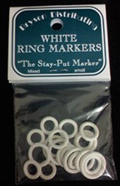 Bryspun Ring Markers - Small Assorted White