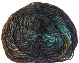 Noro Silk Garden Yarn - 352 Black, Brown, Green (Discontinued)