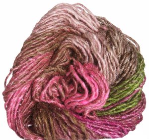 Noro Silk Garden Yarn - 355 Pink, Brown, Green (Discontinued)