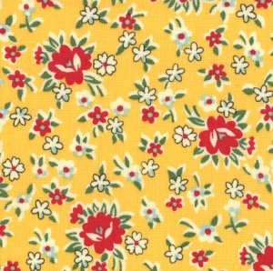 American Jane School Days Fabric - Teacher's Bouquet - No. 2 Pencil (21617 14)