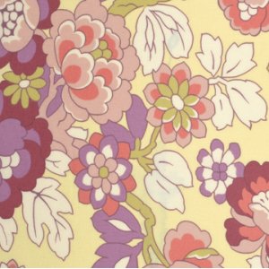 Amy Butler Gypsy Caravan Fabric - Cutting Garden - Linen