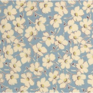 Amy Butler Gypsy Caravan Fabric - Wind Flowers - Stainless
