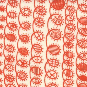 Lucie Summers Summersville Fabric - Twist - Orange Zest (31705 13)