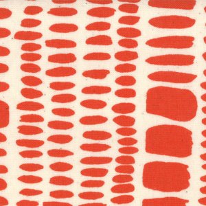 Lucie Summers Summersville Fabric - Brush Strokes - Orange Zest (31706 13)