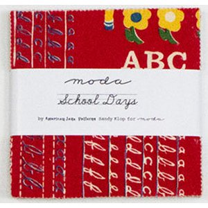 American Jane School Days Precuts Fabric - Charm Pack